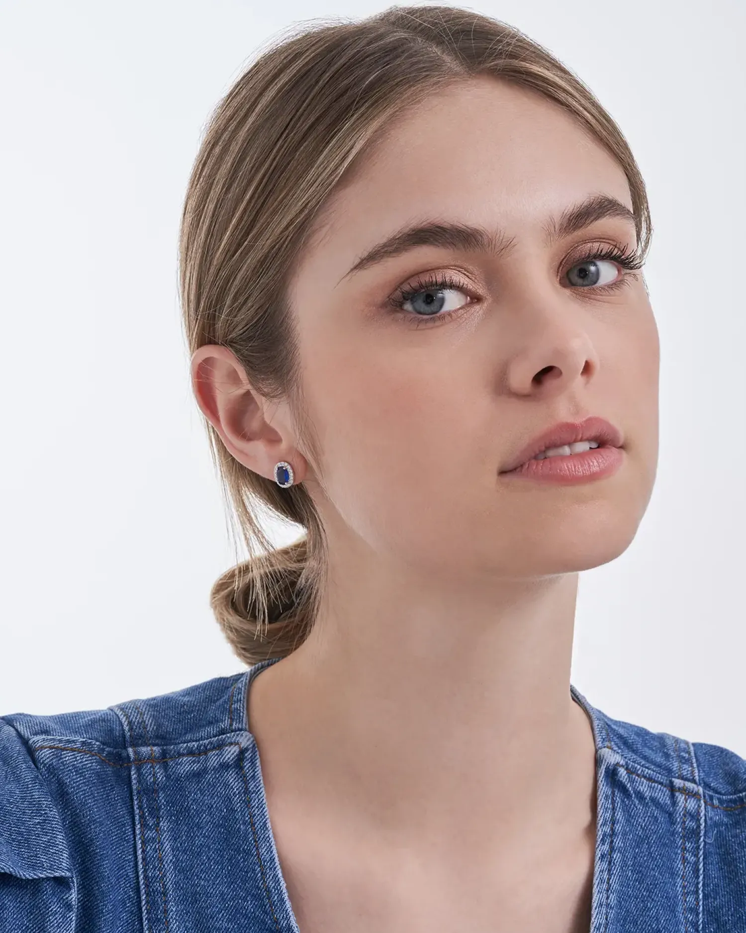 Bijou Brigitte Ohrringe 925Er Silber|Ohrringe 925Er Silber>Ohrstecker - Blue Princess blau, silber