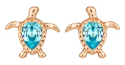 Bijou Brigitte Ohrringe 925Er Silber|Ohrringe 925Er Silber>Ohrstecker - Blue Shell roségold