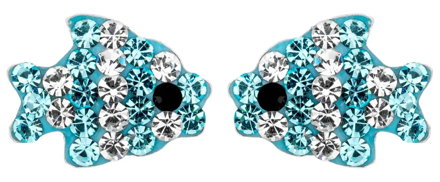 Bijou Brigitte Ohrringe 925Er Silber|Ohrringe 925Er Silber>Ohrstecker - Blue Waves blau