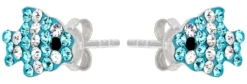 Bijou Brigitte Ohrringe 925Er Silber|Ohrringe 925Er Silber>Ohrstecker - Blue Waves blau