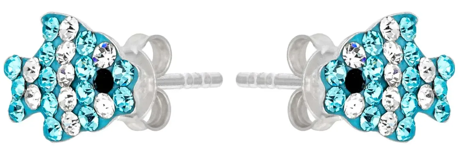 Bijou Brigitte Ohrringe 925Er Silber|Ohrringe 925Er Silber>Ohrstecker - Blue Waves blau