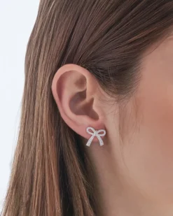 Bijou Brigitte Ohrstecker>Ohrstecker - Bougie Ribbon silber