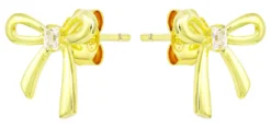 Bijou Brigitte Ohrringe Gold|Silver Crystals>Ohrstecker - Bow Glow gold