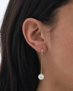 Bijou Brigitte Perlenschmuck|Ohrringe Gold>Ohrstecker - Bright Pearls gold, weiß