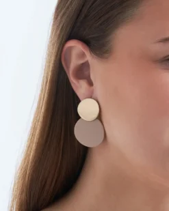 Bijou Brigitte Ohrringe Gold|Ohrstecker>Ohrstecker - Brown Gleam braun, gold