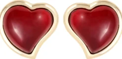 Bijou Brigitte Ohrstecker|Für Bestimmte Personen>Ohrstecker - Burgundy Hearts rot