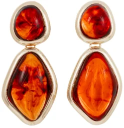Bijou Brigitte Ohrringe Gold|Ohrstecker>Ohrstecker - Burned Autumn gold, orange