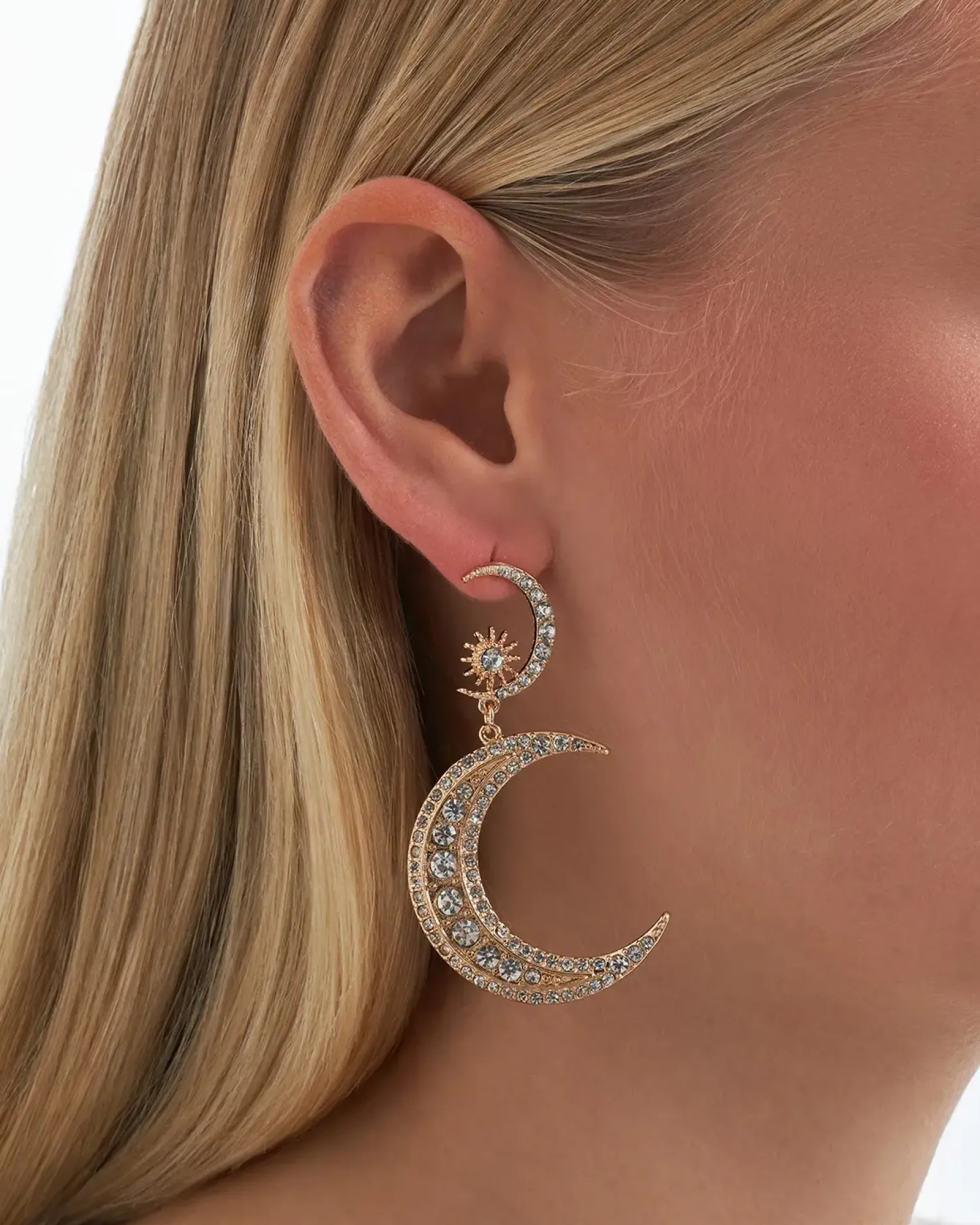 Bijou Brigitte Ohrringe Gold|Ohrstecker>Ohrstecker - Celestial Glam gold