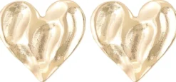 Bijou Brigitte Für Bestimmte Personen|Ohrringe Gold>Ohrstecker - Champagne Hearts gold