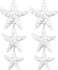 Bijou Brigitte Maritimer Schmuck>Ohrstecker - Chrome Stars silber