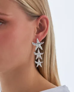 Bijou Brigitte Maritimer Schmuck>Ohrstecker - Chrome Stars silber