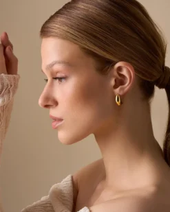 Bijou Brigitte Edelstahlschmuck In Gold|Ohrstecker>Ohrstecker - Chunky Pear gold