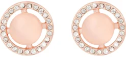 Bijou Brigitte Ohrstecker>Ohrstecker - Circle of Love roségold