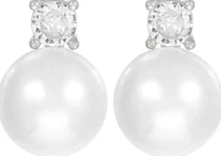 Bijou Brigitte Perlenschmuck|Hochzeitsgäste>Ohrstecker - Classic Pearls weiß, silber