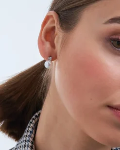 Bijou Brigitte Perlenschmuck|Hochzeitsgäste>Ohrstecker - Classic Pearls weiß, silber