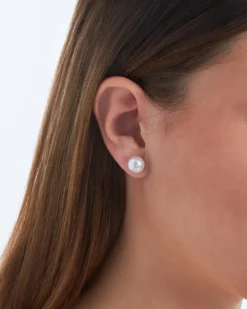 Bijou Brigitte Perlenschmuck|Ohrringe Gold>Ohrstecker - Classy Pearl gold, weiß