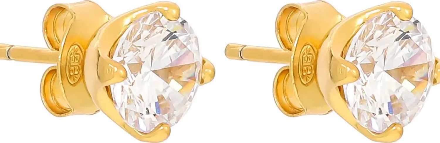 Bijou Brigitte Ohrringe Gold|Silver Crystals>Ohrstecker - Classy Spark gold