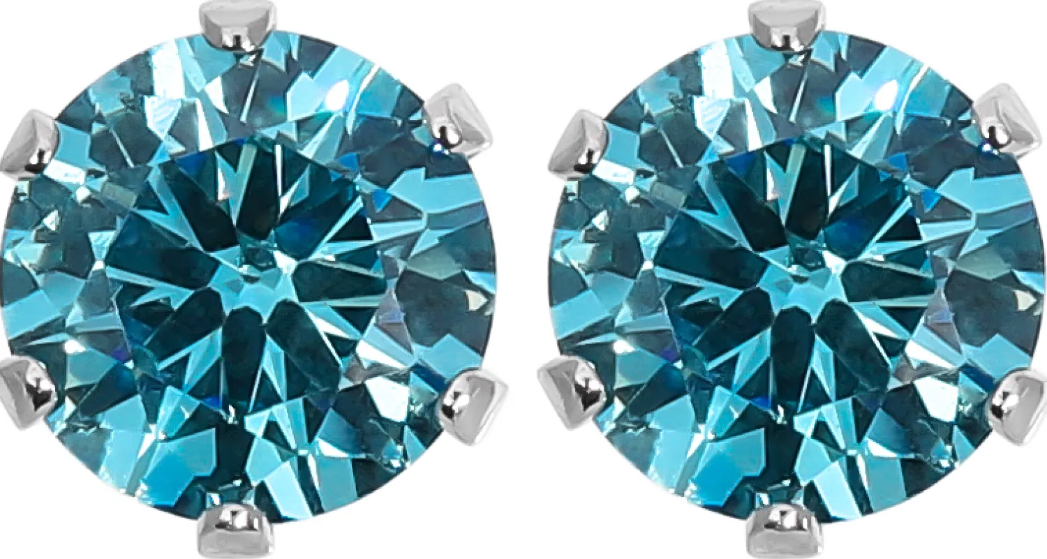 Bijou Brigitte Ohrringe 925Er Silber|Ohrringe 925Er Silber>Ohrstecker - Cold Blue blau