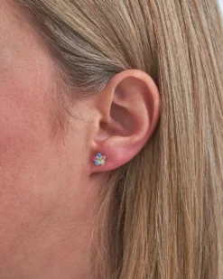Bijou Brigitte Blumenschmuck|Ohrstecker>Ohrstecker - Colorful Flower mehrfarbig