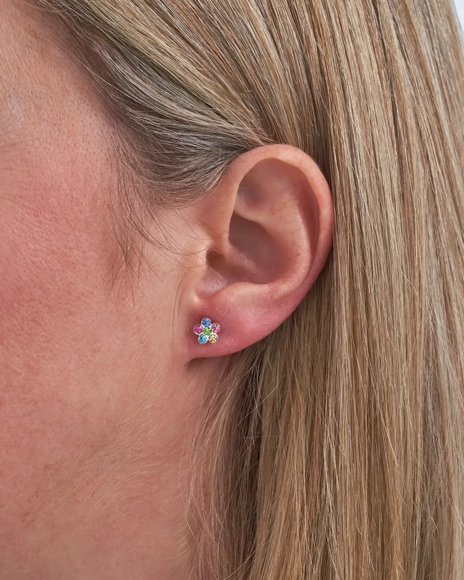 Bijou Brigitte Blumenschmuck|Ohrstecker>Ohrstecker - Colorful Flower mehrfarbig