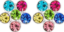Bijou Brigitte Blumenschmuck|Ohrstecker>Ohrstecker - Colorful Flower mehrfarbig