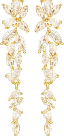 Bijou Brigitte Blumenschmuck|Ohrstecker>Ohrstecker - Crystal Blossom gold