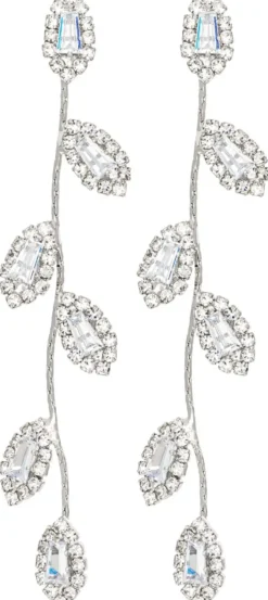 Bijou Brigitte Hochzeitsgäste|Ohrstecker>Ohrstecker - Crystal Branches silber