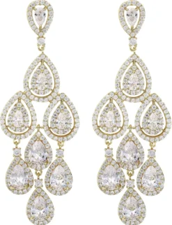 Bijou Brigitte Ohrstecker|Brautohrringe>Ohrstecker - Crystal Glow gold