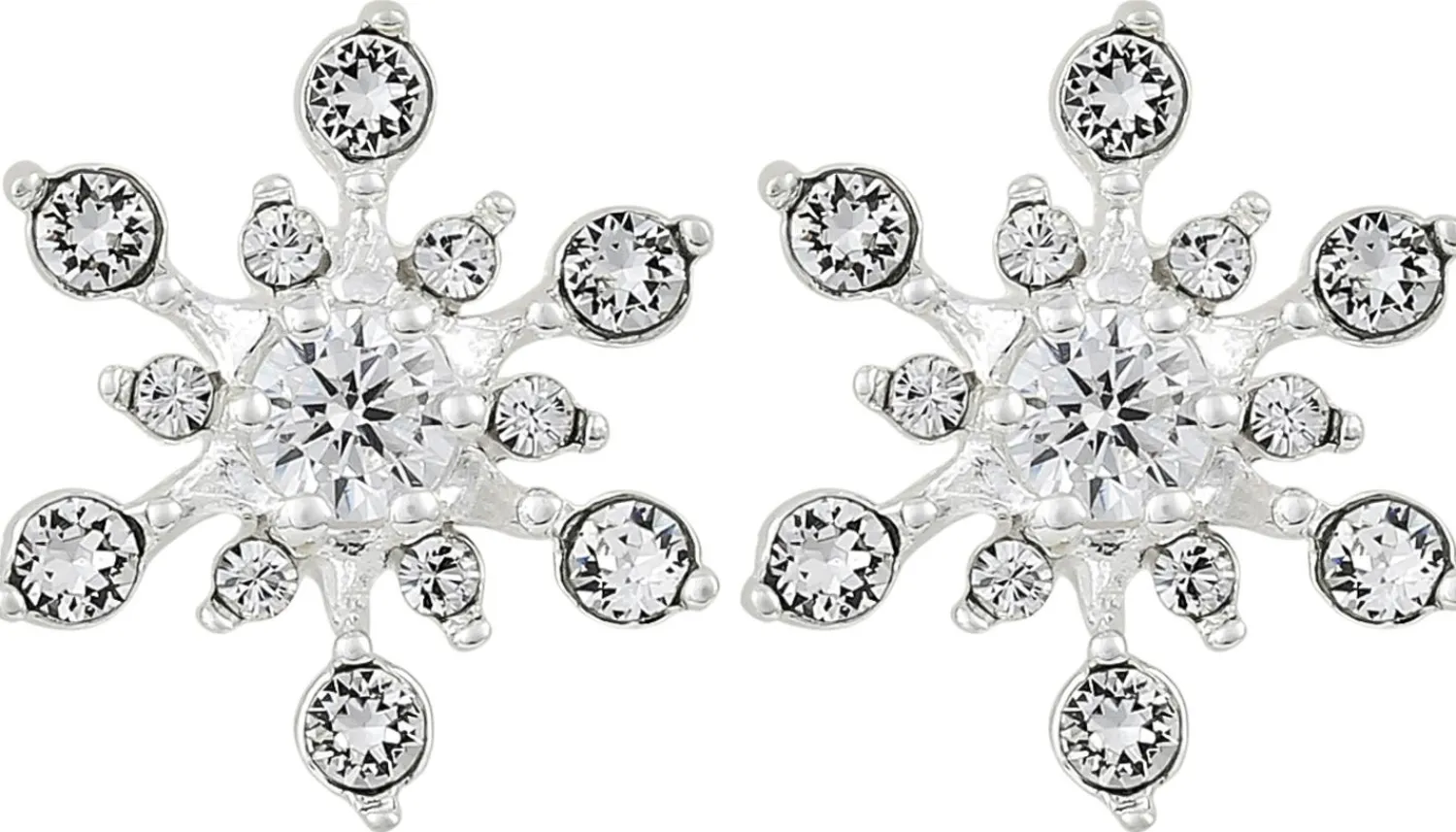 Bijou Brigitte Ohrringe 925Er Silber|Ohrringe 925Er Silber>Ohrstecker - Crystal Snow silber