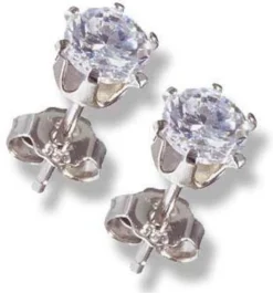 Bijou Brigitte Ohrringe 925Er Silber|Ohrringe 925Er Silber>Ohrstecker - Cubic Zirkonia silber