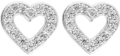 Bijou Brigitte Silver Crystals|Ohrstecker>Ohrstecker - Cute Heart silber
