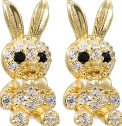 Bijou Brigitte Ohrringe Gold|Silver Crystals>Ohrstecker - Cute Shine gold