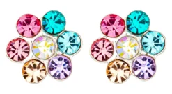 Bijou Brigitte Blumenschmuck|Ohrstecker>Ohrstecker - Delicate Flower mehrfarbig