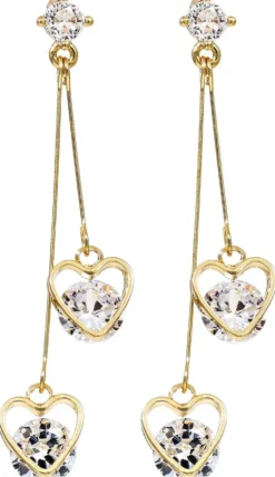 Bijou Brigitte Für Bestimmte Personen|Ohrringe Gold>Ohrstecker - Double Love gold