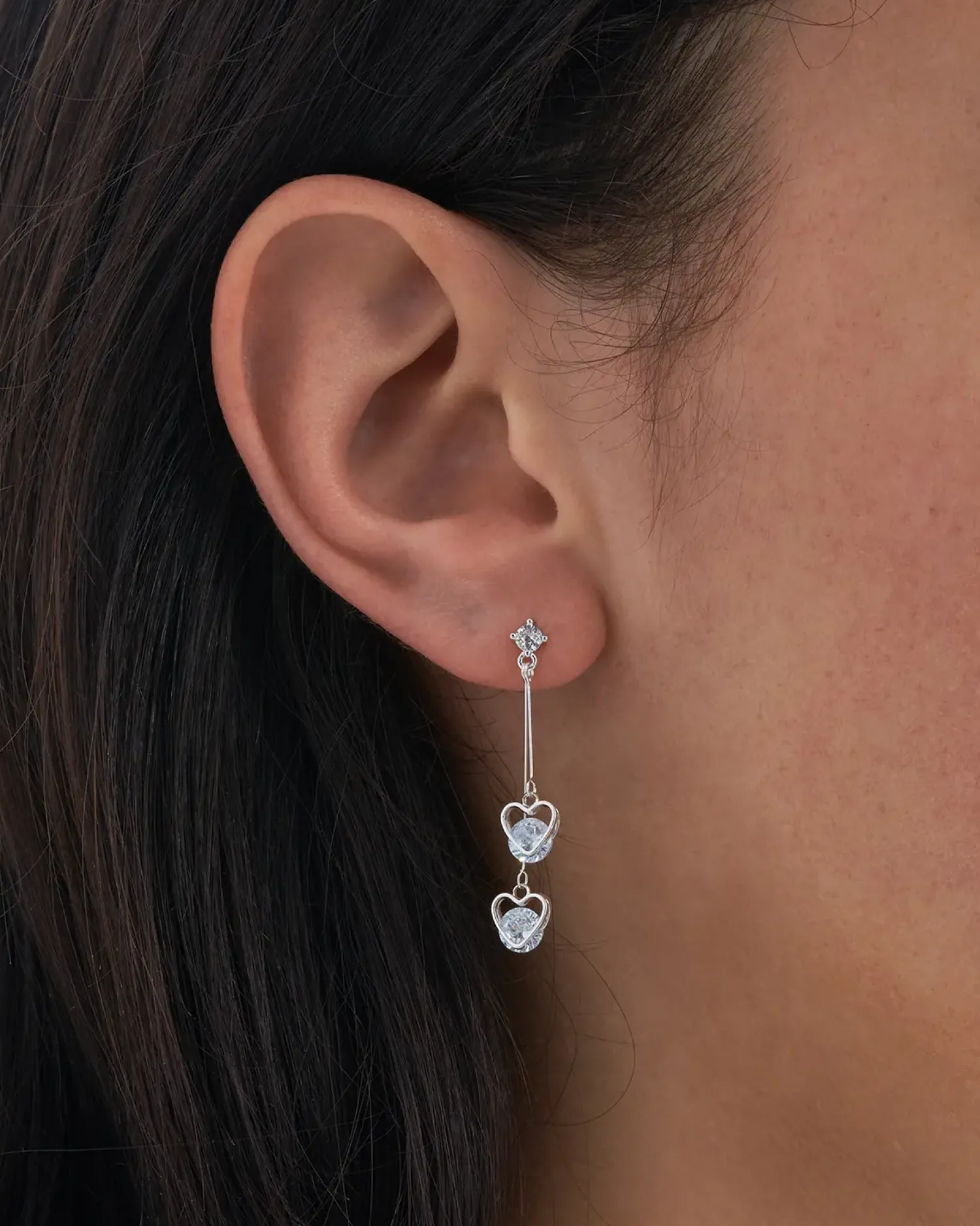 Bijou Brigitte Ohrstecker>Ohrstecker - Double Shine silber