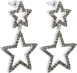 Bijou Brigitte Ohrstecker>Ohrstecker - Double Star silber