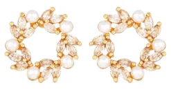 Bijou Brigitte Ohrringe Gold|Ohrstecker>Ohrstecker - Dreamy Circle gold