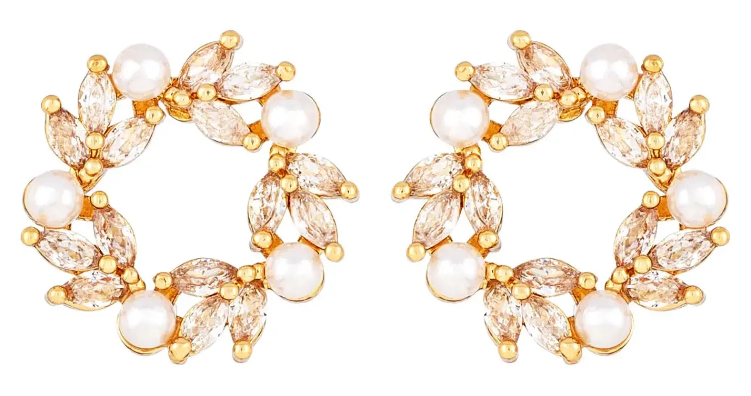 Bijou Brigitte Ohrringe Gold|Ohrstecker>Ohrstecker - Dreamy Circle gold