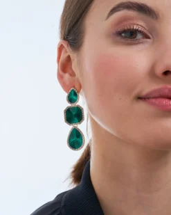 Bijou Brigitte Ohrstecker>Ohrstecker - Emerald Gleam grün