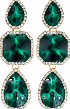 Bijou Brigitte Ohrstecker>Ohrstecker - Emerald Gleam grün
