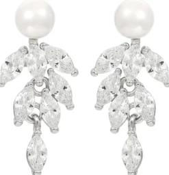 Bijou Brigitte Perlenschmuck|Hochzeitsgäste>Ohrstecker - Exclusive Pearls weiß, silber
