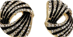 Bijou Brigitte Ohrringe Gold|Ohrstecker>Ohrstecker - Exquisit Glam gold, schwarz