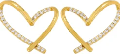 Bijou Brigitte Silver Crystals|Ohrstecker>Ohrstecker - Extraordinary Hearts gold