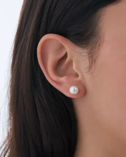 Bijou Brigitte Perlenschmuck|Ohrstecker>Ohrstecker - Fancy White weiß