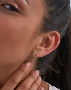 Bijou Brigitte Brautohrringe|Ohrringe 925Er Silber>Ohrstecker - Fine Circles roségold