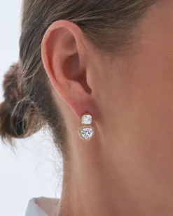 Bijou Brigitte Ohrringe Gold|Ohrstecker>Ohrstecker - Fizzy Hearts gold