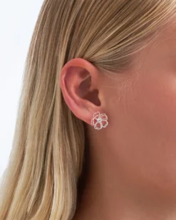 Bijou Brigitte Ohrstecker>Ohrstecker - Floral Love silber