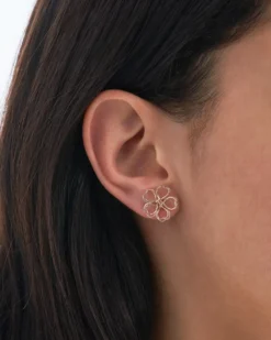 Bijou Brigitte Ohrstecker>Ohrstecker - Floral Luck roségold