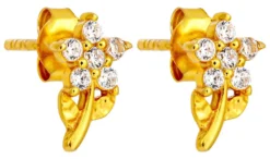 Bijou Brigitte Ohrringe Gold|Silver Crystals>Ohrstecker - Floral Satisfaction gold