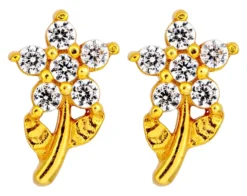 Bijou Brigitte Ohrringe Gold|Silver Crystals>Ohrstecker - Floral Satisfaction gold